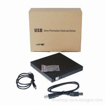 USB2.0 External DVD RW Drive Case, Used for CD/DVD ROM/Combo Drive